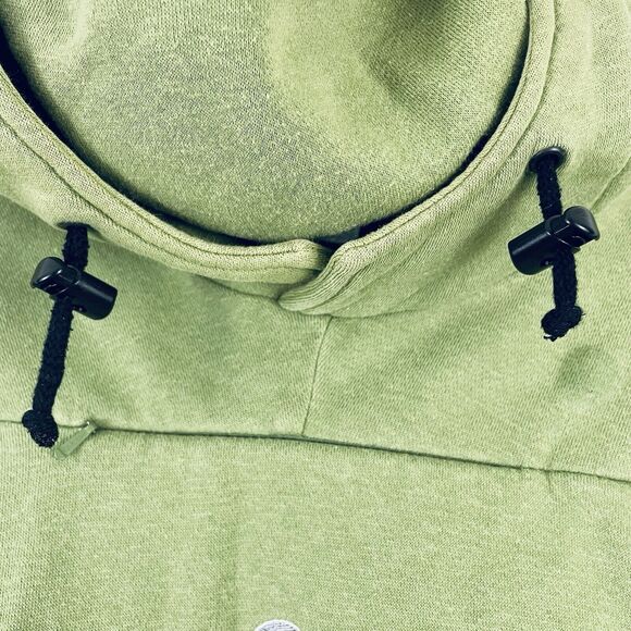 🍒 Loki Gear Women's Oversized Boxy Facemask Glove Hoodie Sweatshirt Green XS‎ - Picture 8 of 13